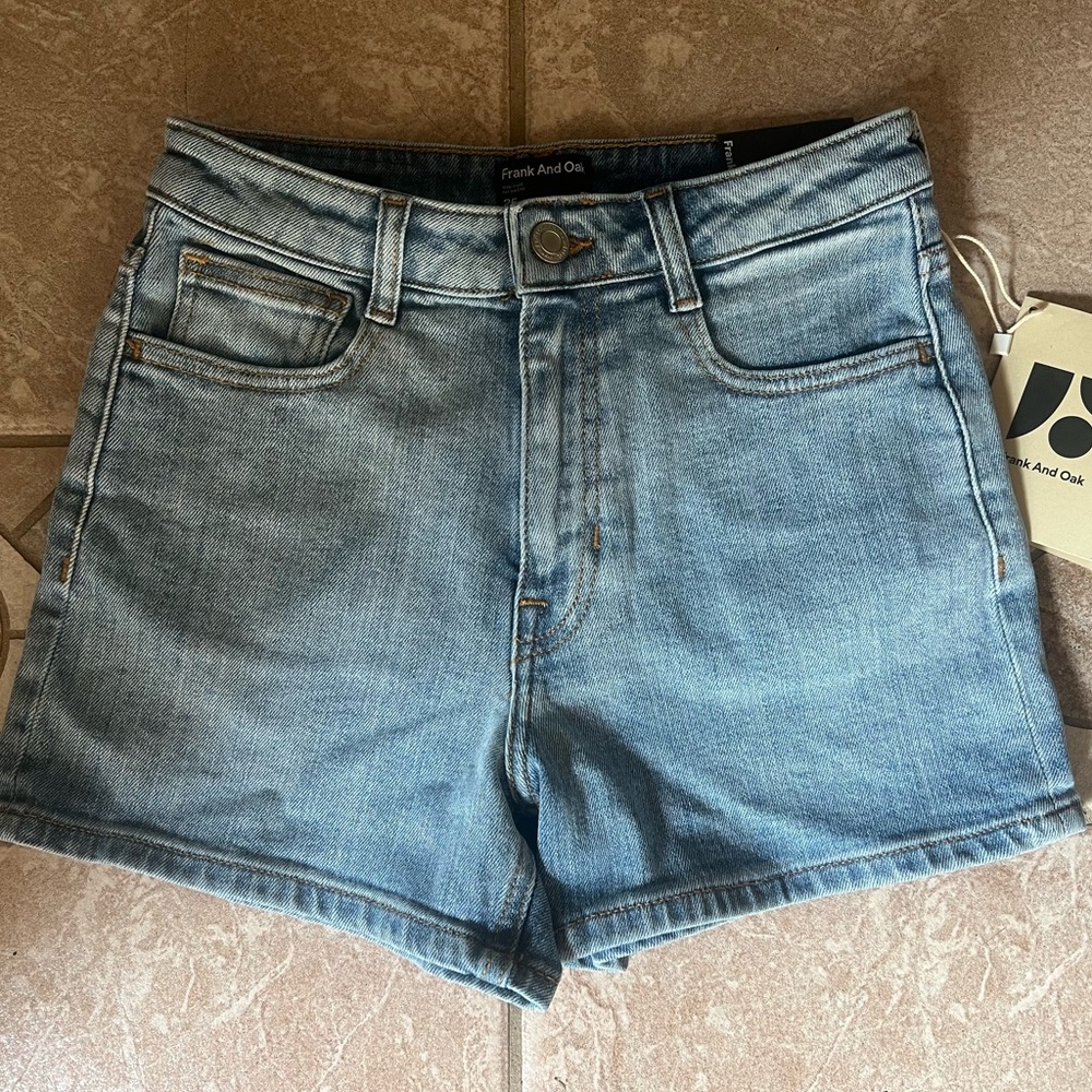 NWT Frank and Oak Stevie Denim Shorts